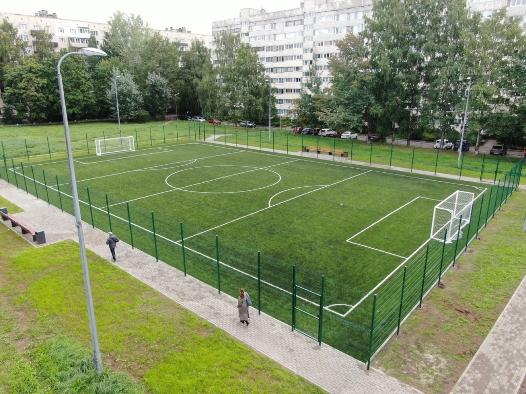 Торжественное открытие футбольного поля с искусственным покрытием состоится 4 октября в 14:30 по адресу: пр. Культуры, д.15 к.6. 